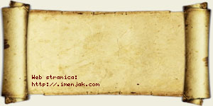 Una Kandić vizit kartica